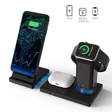 Wireless Charger 3 In 1 Wireless Charging Station For Apple Watch Airpods Pro Detachable Magnetic Wire Wireless Charger Charging Station Apple Watch Charger