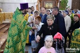 Праздник в честь триединого бога: Den Svyatoj Troicy Otmetili Habarovchane Sluzhboj V Sobore Foto Novosti Habarovska