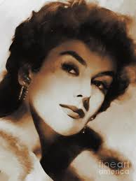 Movie Legends, Kay Kendall Painting by Esoterica Art Agency