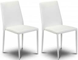 white leather dining chair on sale cfs uk