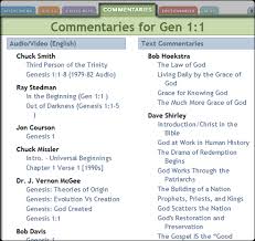 Commentaries Help Tutorial