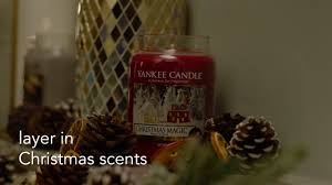 Yankee Candle Christmas Set The Scene Mantle Ad Commercial On Tv