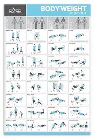 Description This Personal Home Fitness Total Body Workout Poster Chart Features 32 Clearly Illustrat Total Body Workout Body Workout At Home Tone Body Workout