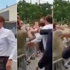Emmanuel macron réagit après la gifle : Pxxo Ojnctloum