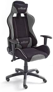 Racing bürostuhl komfortabler bürostuhl in sportlicher racer optik. Mc Racing Gamingstuhl 2 Schwarz Grau Schreibtischstuhl Hohenverstellbarer Burostuhl Bis 100 Kg Belastbar Amazon De Kuche Haushalt