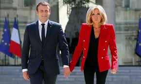 Macron donned a life jacket and jumped on a jet ski to have some fun on the water as wife brigitte looked on. No First Lady Title For Brigitte Macron After Petition Over Her Status Brigitte Macron The Guardian