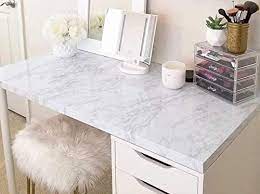 Although generally durable, the laminate can begin to peel back with age or potentially crack. 11 8 X78 7 Marble Paper Granite Gray White Roll Kitchen Countertop Cabinet Furniture Is Renovated Thick Wallpaper Pvc 11 8 X78 7 Easy To Remove Upgrade Buy Online At Best Price In Uae Amazon Ae