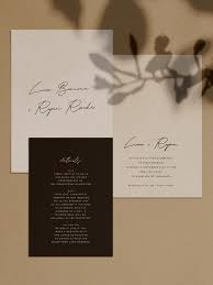 Minimalist Wedding Invitations Australia Minimal Wedding Invitation Minimalist Wedding Invitations Creative Wedding Invitations