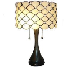 New Tiffany Style Barrel Shade Modern White Lamp Stained Glass Table Desk Light Tiffany Style Table Lamps Modern Table Lamp Table Lamp