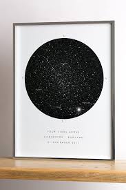 Personalized Map Of The Stars Custom Star Map Custom Star Chart Print New Born Baby Gifts New Da Star Map Art Star Map Unique Wedding Anniversary Gifts