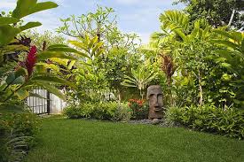 The containers for the secret garden. Tropical Yard By Inti St Clair Tropical Landscaping Tropical Backyard Tropical Garden Design