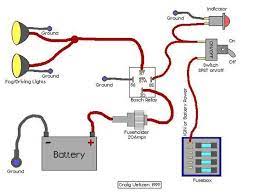 How to wire a relay for lights. Automotive Lighting System Wiring Diagram