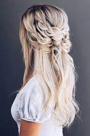 42 Boho Wedding Hairstyles For Tender Bride Womens Hairstyles Long Hair Styles Hair Styles