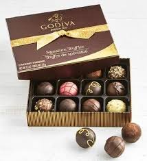 Godiva Signature Truffles Box 12 Piece Truffles Truffle Boxes Godiva Chocolatier
