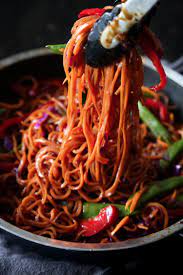 Spiralized Sweet Potato Noodle Stir Fry Recipe Spiralized Sweet Potato Sweet Potato Noodles Sweet Potato Recipes
