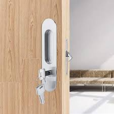 So, how do you unlock a bathroom door that doesn't have a hole? Amazon Com Fdit Zinc Alloy Sliding Door Locks Invisible Door Lock With 3 Keys Slide Door Locks Furniture Hardware Latch For Bathroom Closet Kitchen Balcony Silver Tools Home Improvement