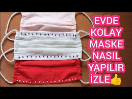Evde Kolay Maske Yapimi Surekli Kullanacaginiz Maske Yaptim Face Mask Saglikli Maske Nasil Yapilir Youtube Maskeler Dikis Tisort
