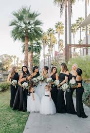 A Black And White Sophisticated Wedding That Checks All Our Boxes Sophisticated Wedding Bridesmaid Bridesmaid Dresses
