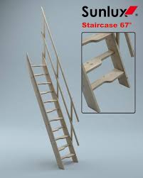 Click to add item 6' wood stair rail kit for round aluminum spindles to the compare list. Wooden Staircase Kit Loft Attic Stairs Ladder Space Saver 600mm Paddle Steps 67 Ebay Attic Flooring Staircase Kits Stair Ladder