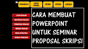 Download 980 koleksi background ppt seni budaya hd gratis. Cara Membuat Powerpoint Untuk Seminar Proposal Skripsi Yang Bagus Dan Menarik Youtube