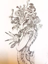 Medusa Drawing By Jennifer Thomas Please, feel free to share these drawing images with your friends. medusa by jennifer thomas