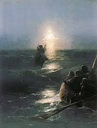 They thought it was a ghost and it frightened them until jesus spoke up. Jesus Walking On Water Wikipedia
