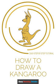How To Draw A Cartoon Kangaroo Really Easy Drawing Tutorial Easy Drawings Drawing Tutorial Easy Drawing Tutorial