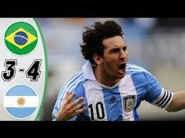 Messi Hat Trick Brazil Vs Argentina 3 4 Highlights Goals Resumen Goles 2012 Hd International Friendly High Defin Messi Goals Brazil Vs Argentina Messi