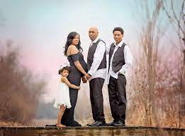 African American Family Maternity Outdoor Baby Belly Photos Family Maternity Photos African American Family African American Family Photoshoot