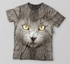 Camiseta Gato 3D