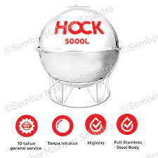 ☏081281836224 jual boiler gas dan solar harga tangki stainless 5000 liter jual thermal oil heater asphalt amp harga tangki stainless 5000 liter,jual burner riello gas/solar harga tangki stainless 5000 liter jual pipa boiler. Tangki Air Tandon Toren Hock Stainless 5000 Liter Hw 5000 Shopee Indonesia