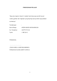 Contoh Laporan Latihan Industri Full