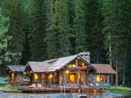 Hidden pond hideaway, in laughing pines area, is located in a wooded setting, with access to a large fishing pond. A Log Home In Montana Is For Sale Architectural Digest