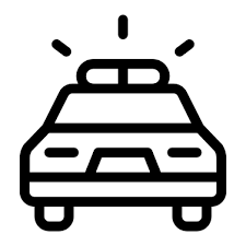 Police Car Free Icon Transport Vehicle Car Security Emergency Automobile Transportation Police Car Siren Patrol Police Cars Car Icons Emergency
