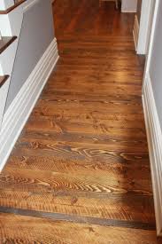This Is Circular Sawn Fir Flooring That Has Both 1x6 And 1x8 T G Mixed Throughout This Has A Walnut Color Stain And Then Cedar Siding Rustic Flooring Flooring