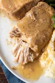 Place in lightly greased large shallow baking pan and drizzle if desired with melted butter. Crock Pot Pork Chops