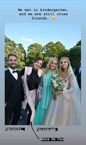 August 19 2019 Marzia Kjellberg With Friends During The Wedding Marziakjellberg Wedding Dresses Bridesmaid Dresses Wedding