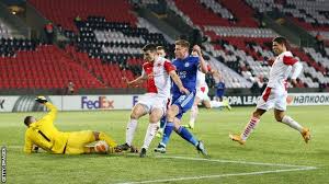 Последние твиты от sk slavia prague en (@slavia_eng). Slavia Prague 0 0 Leicester Foxes Held To Goalless Draw In Prague Bbc Sport