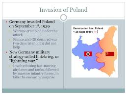 Invasion of poland, part 1. Map Exercise Use The Maps On Pages 822 And 828 You Need To Do The Following In Green Color In The Extent Of All Axis Power Countries In Blue Color The Ppt Download
