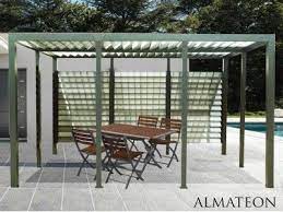 Almateon Vous Presente Le Carport En Aluminium Et Son Toit A Ventelles De La Marque Habrita Ideal Pour Proteger Votr Entree Maison Decoration Exterieur Maison