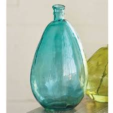 Frary Recycled Balloon Floor Vase Floor Vase Glass Jugs Decor Recycled Glass