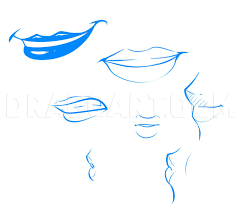 Anime is one of those drawing styles that makes it fairly easy to change the expressions of the characters. How To Draw Anime Lips Step By Step Drawing Guide By Dawn Dragoart Com