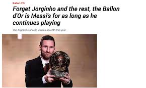Stay up to date with soccer player news, rumors, updates, analysis, social feeds, and more at fox sports. Marca Messi Deserves The Ballon D Or While He S Playing