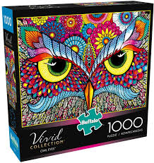 Save big + get 3 months free! Buffalo Games Vivid Collection Owl Eyes 1000 Piece Jigsaw Puzzle Toys Games Amazon Com