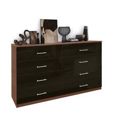 Black 8 Drawer Dresser 8 Drawer Double Dresser Chest Of Drawers Modern Dresser Bedroom Dressers Chest Of Drawers