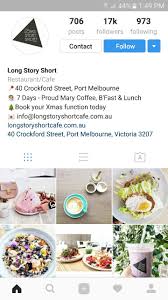 Long Story Short Cafe In Melbourne Fast Lunch Food Places To Eat