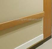 Modern Design High Impact PVC Plastic Wall Mounted Hospital Corridor  Handrail Protective Rail Guard 5m Length 1 Year Warranty