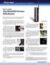 Learn how to set up and install your verizon fios internet, tv and phone services and find out about your services' features. How To Setup The Verizon Fios Router