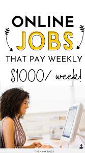 Flexible Legit Online Jobs That Pay Weekly 1000 Week From Home This Mama Blogs In 2020 Legit Online Jobs Online Jobs Online Jobs From Home