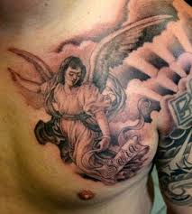 Corey Miller Tattoos Tattoos Net Chest Tattoo Men Cloud Tattoo Angel Tattoo Men